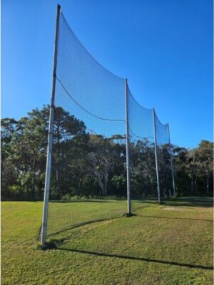 Behind goal/Barrier netting